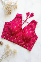 Self Woven Brocade Blouse