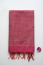 Soft embroidered semi tussar saree