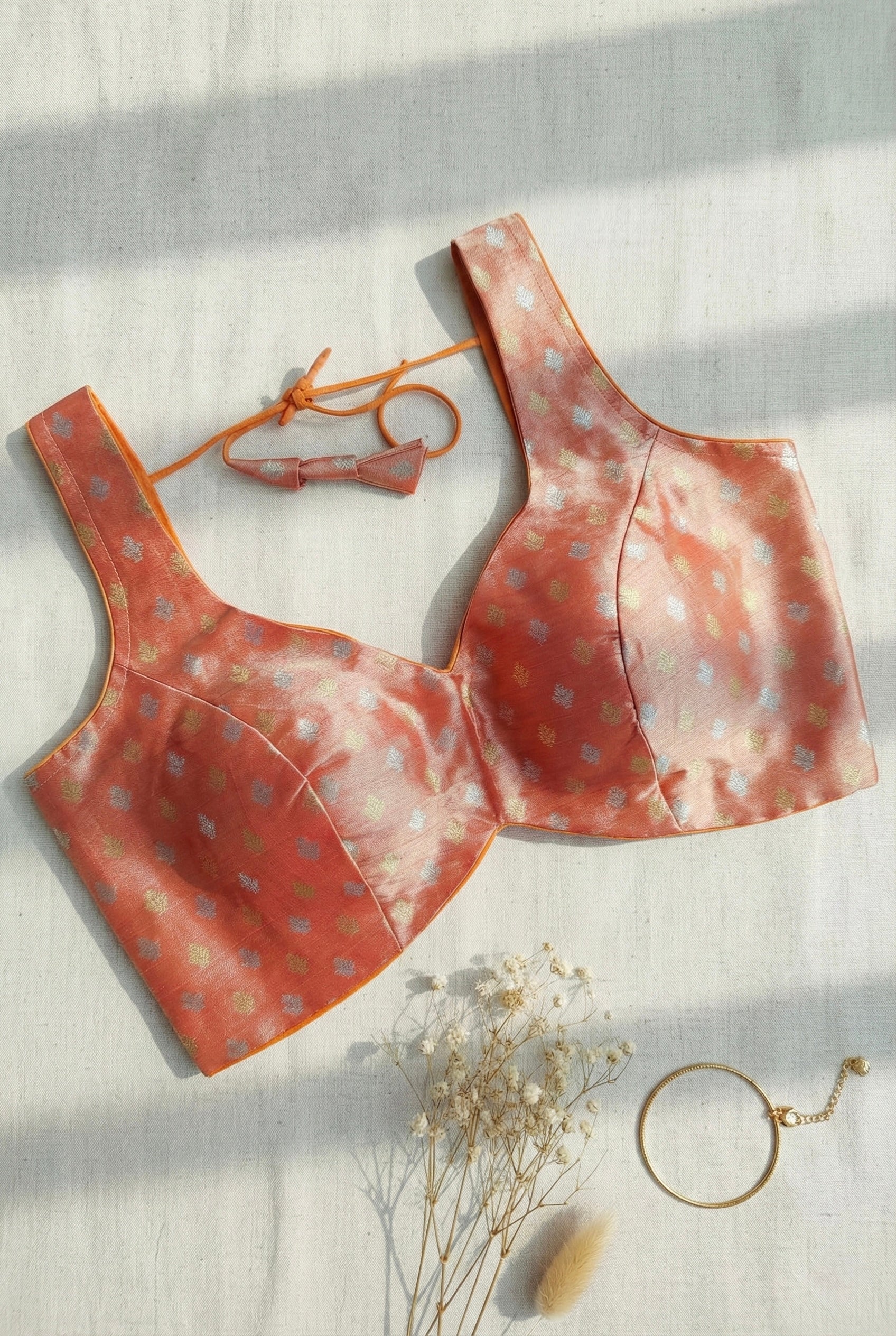 Brocade Pastel Blouse