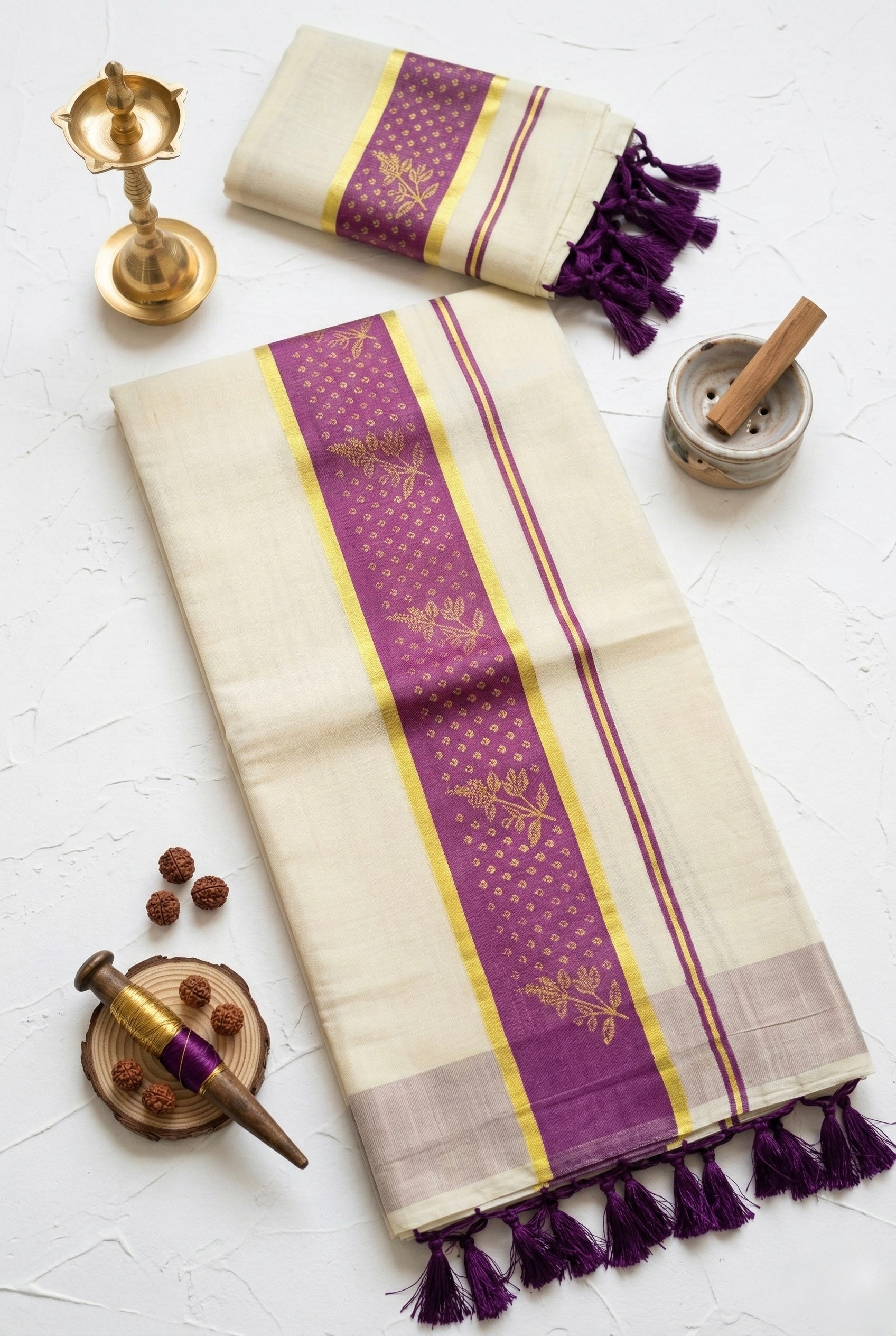 Kerala Tissue Set mundu
