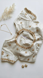 Brocade Embroidered Padded Blouse