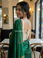 Brocade corset blouse