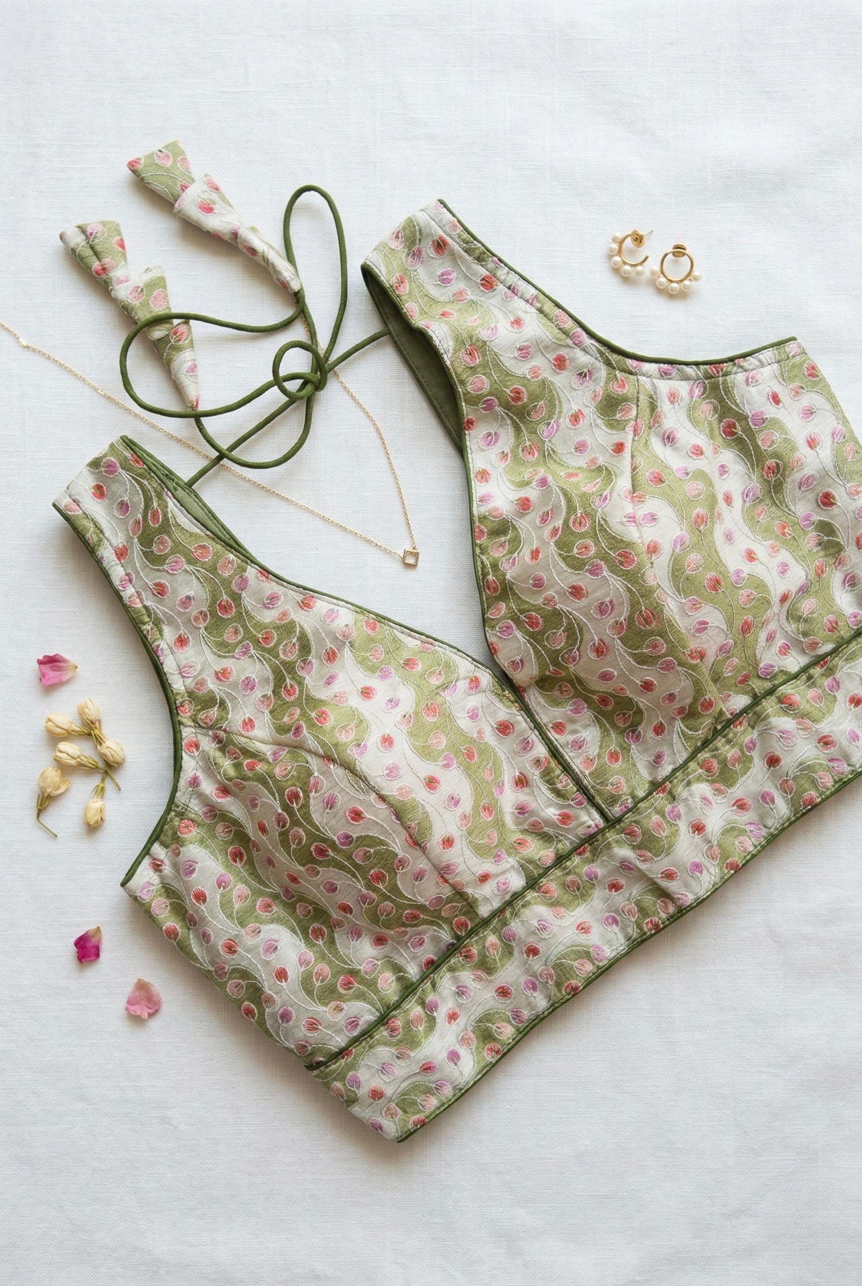 Cotton embroidered blouse