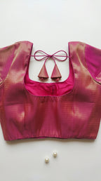 Brocade Padded Blouse with Sleeves