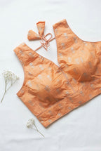 Self Woven Brocade Blouse