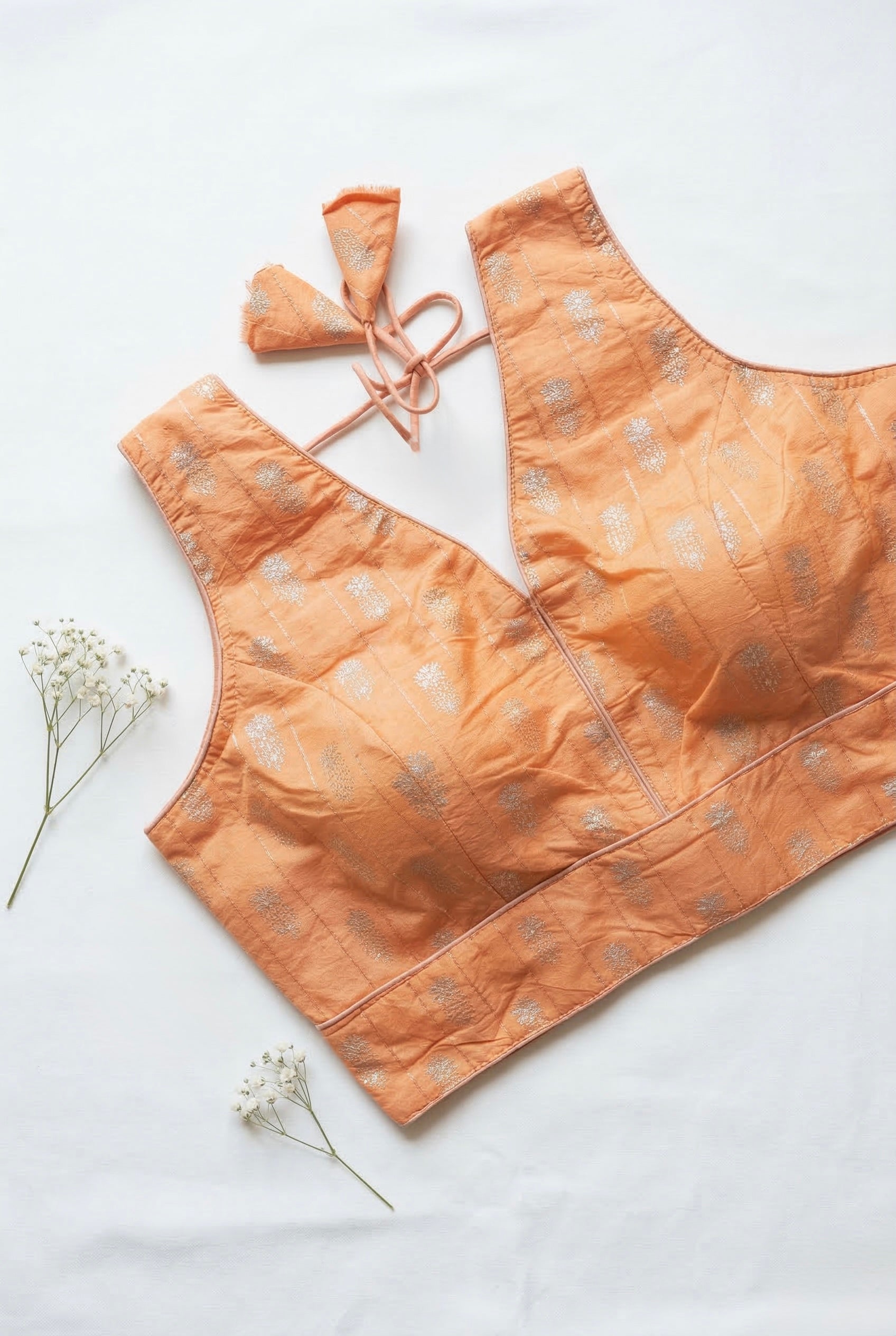 Self Woven Brocade Blouse
