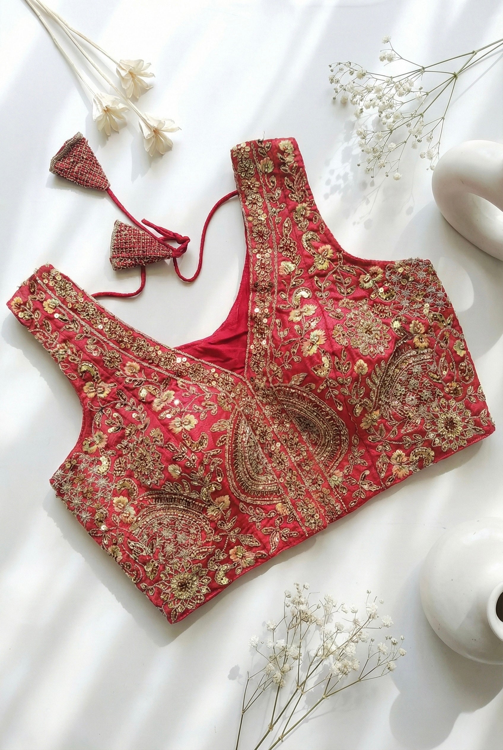 Heavy Embroidered Festive Blouse