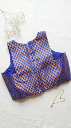 Brocade Highneck Blouse