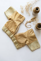 Deep V-neck Silk Blouse