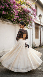 Ajrakh Handblock Cotton Long Sleeve Padded Blouse