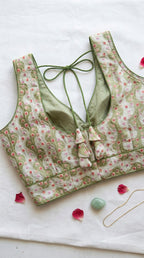 Cotton embroidered blouse