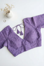 Deep V neck kota blouse