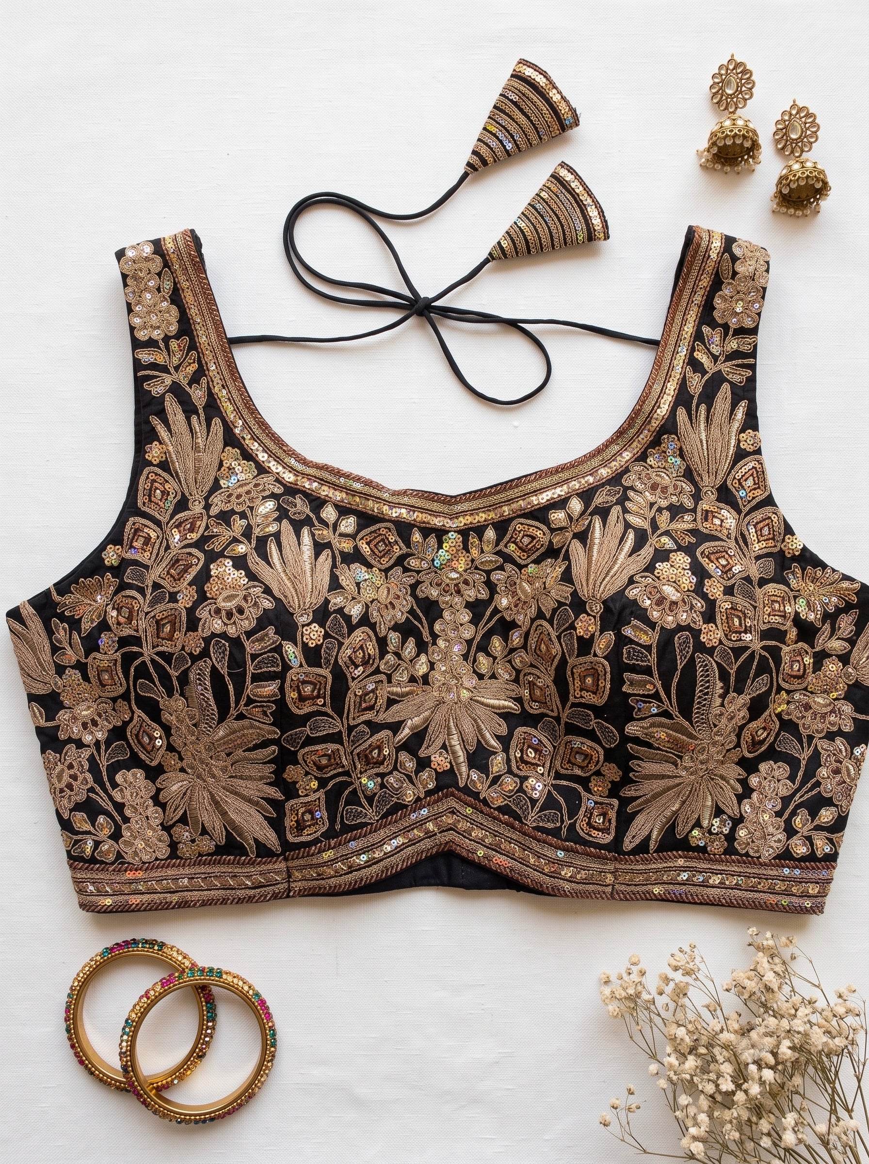 Mehira - Thread and Zari heavy embroidered Blouse
