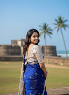 Brocade Blouse with Zari motifs