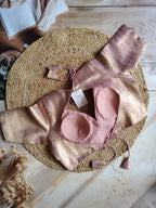 Brocade Halter neck backless padded blouse