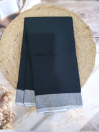 Linen Plain Saree