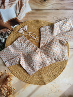 Brocade Blouse with Zari motifs