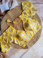 Banaras Brocade 3/4th sleeve padded blouse