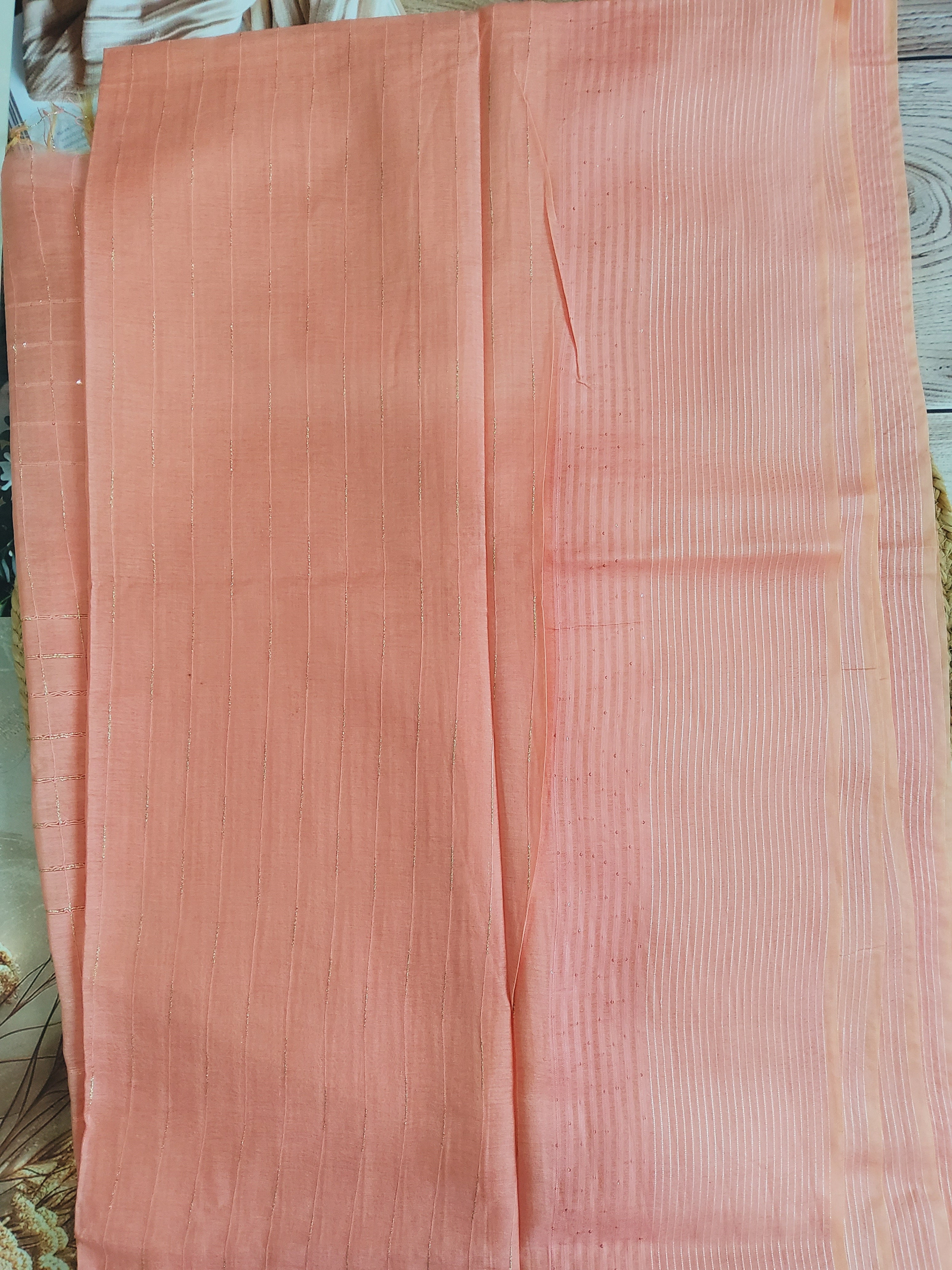 Semi Tussar Pastel Saree