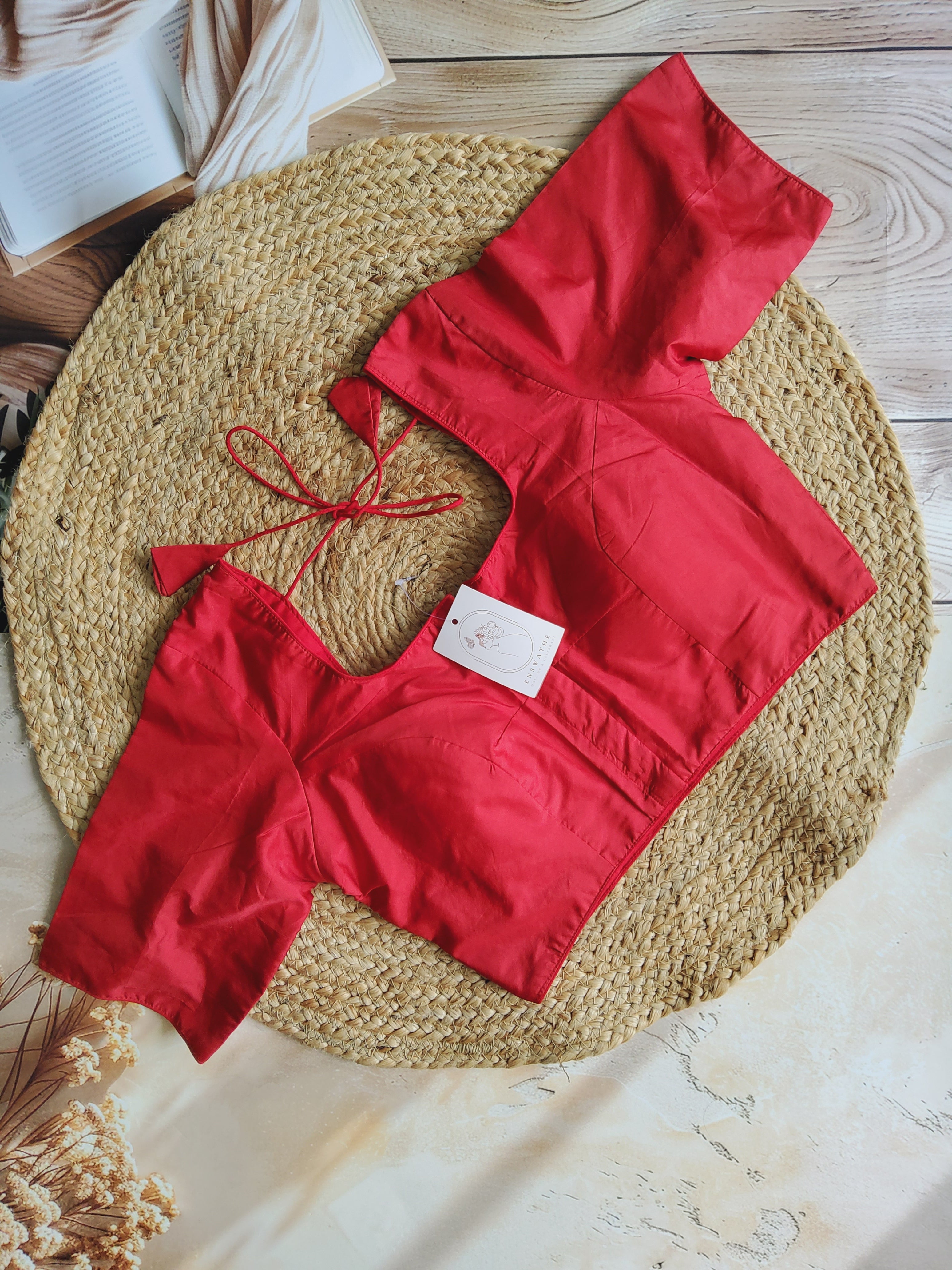 Silk Blouse padded with sleeves